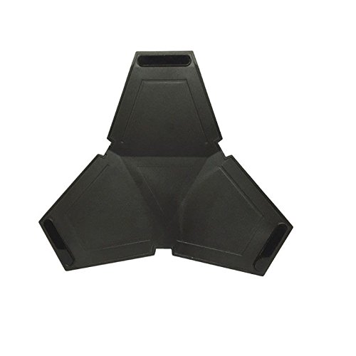 PS4 Controller Charger, Portable Triangle 3 Ports Docking Charging Station Stand with Blue LED Signal Light for Sony Playstation 4 PS4 Slim PS4 PRO #81191 Black - Thumbnail 3