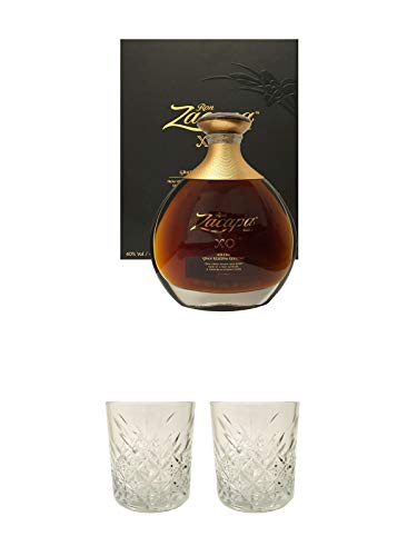Zacapa Centenario X.O. Solera 25 Jahre Gran Reserva Especial Rum + Rum Glas 1 Stück + Rum Glas 1 Stück