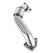 Mophorn Duramax Header Bolt On Passenger Side up-Pipe with Gaskets Fits for 2001-2016 GM 6.6L Diesel LB7 LLY LBZ LMM LML 6.6L Silver
