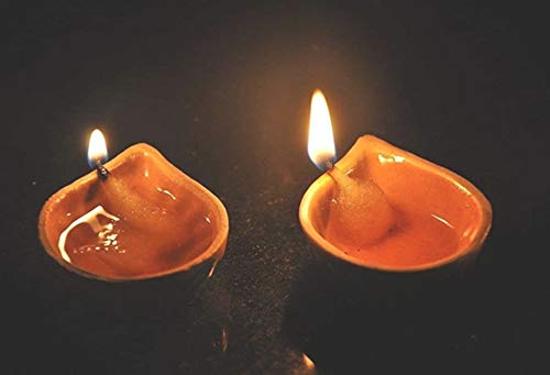 Diwali Clay Diya for Puja & Diwali Decoration/Mitti Ke Diye Set of 21