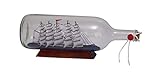 Deco 79 Glass Sail Boat Ship in a Bottle