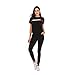 Women Sport Suits Active Top Bottom Sets Sweatshirt Pant 2 Piece Outfits