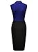 MissMay Women's Workwear Business Lapel Sleeveless Cocktail Party Pencil Dress