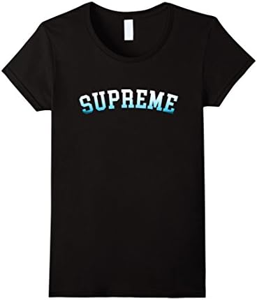 Womens Supreme T-Shirt Small Black