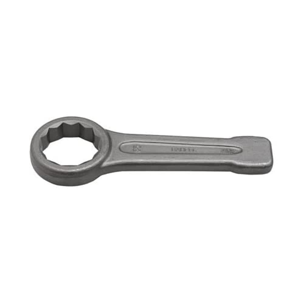 Bahco 7444SG-Z-1.1/8 12-Points Ring End Slogging Wrench, Grey, 1 1/8-Inch