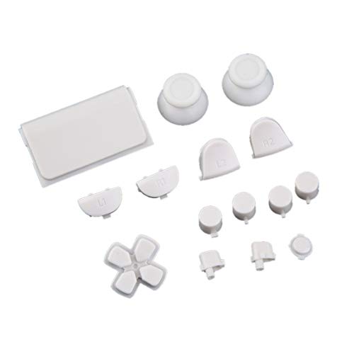 SeniorMar Professional Gamepad Controller Buttons Durable Replacement Buttons for Sony for PS4 Video Game Console Accessories