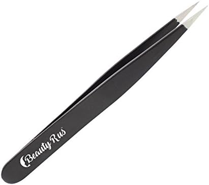 Professional Pointed Tweezers- Precision Pointed Tweezer Surgical Stainless Steel, Best Tweezer for Eyebrows and Ingrown Hair for Both Women and Men Will Love - Perfect Beauty Gift