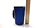 GAMA Electronics 2 ThermoServ Foam Insulated Coffee Mug 20 oz w/Lids (1) Blue & (1) Red