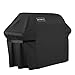 Homitt Gas Grill Cover, 64-inch 600D Heavy Duty Waterproof BBQ Cover with Handles and Straps for Most Brands of Grill -Black
