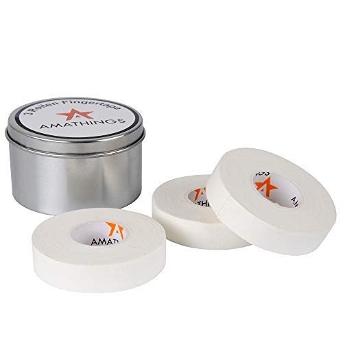 3 Rolls Climbing Tape in The Metal Box 1,5cm Wide in White Ideal Finger Tape and Sports Tape for Climbing Bouldering Weight Training Volleyball Martial Arts Torw
