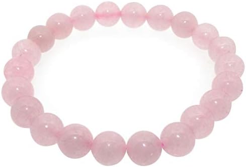 Angelleesa Designs Ltd 8mm Rose Quartz Gemstone Bead Power Bracelet