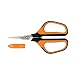 Fiskars Micro-Tip Pruning Shears, Orange/Black