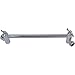 ShowerMaxx Adjustable Shower Arm Height/Angle Extension Brass with Chrome Finish, Solid Brass Ball Joints Including Free Teflon Tape Universal Fit for Any Shower Application, 9.5