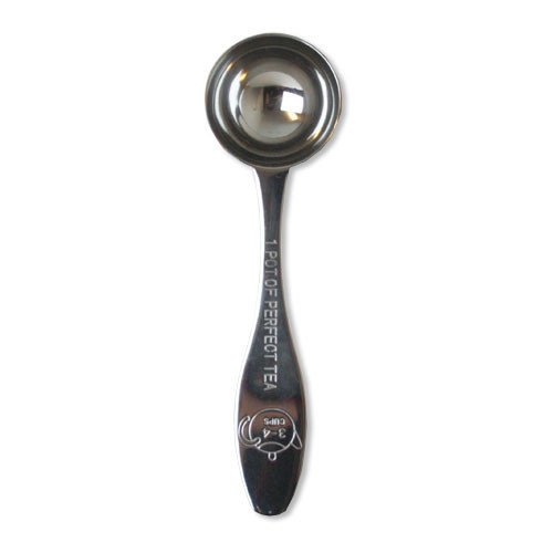Tea Measuring Spoon for Loose Leaf Tea (1 Perfect Pot Size S/Steel)