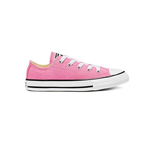 Converse Clothing & Apparel Chuck Taylor All Star Low Top Kids Sneaker, Pink, 3