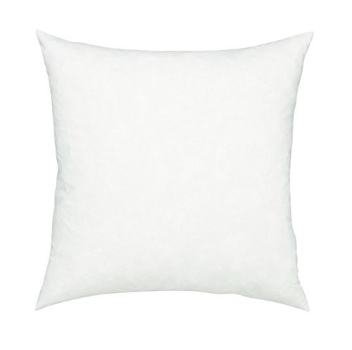 Fennco Styles Polyester Fiber White Pillow Insert - Made in USA (14"X14")