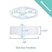 ZenToes Toe Spacers Bunion Corrector for Women and Men, Big Toe Straightener, Double Loop Gel Splint Separator for Correct Alignment of Overlapping Toes