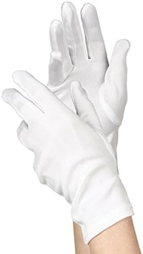 amazon long white gloves