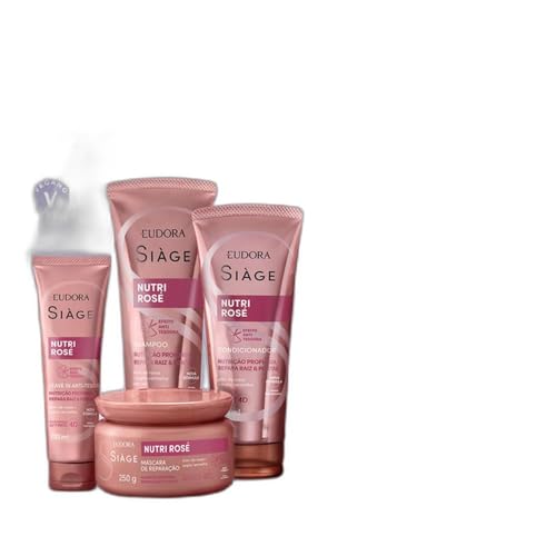 Eudora Máscara Capilar Siàge Nutri Rosé 250g