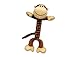 KONG BraidZ Monkey Dog Toy, Medium