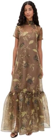staud calluna dress brown STAUD, Calluna Dress in Earth, Size XS