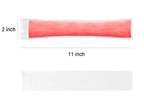 100 Pack Ice Popsicle Molds Bags, Disposable DIY Zip-Top Ice Pop Pouches for Gogurt, Ice Candy or Freeze Pops, BPAFree Freezer Tubes Maker - Comes with Funnel