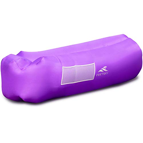 Inflatable Lounger Air Sofa Hammock – Portable Anti-Air Leaking & Waterproof Pouch Couch and Beach Chair Camping Accessories for Parties, Travel, Camping, Picnics, Pool
