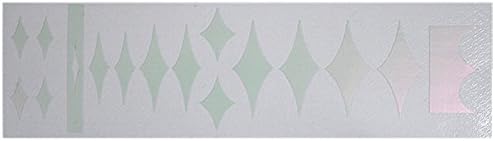 Guitar Large Diamond Frets Inlay Decal sticker White