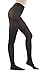STYLEGAGA Women's 80Denier Semi Opaque Solid Color Footed Pantyhose Tights (M-L, 6PAIRS - Black/Darknavy/Darkgray/Brown/Maroon/White)