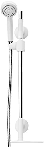 Creda FLEXKIT6W FlexiFit Riser Rail Kit with 6-Pattern Shower Head and Soap Dish - White by Creda
