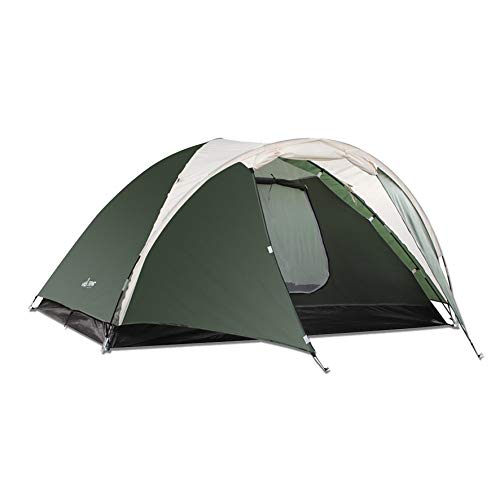 SEMOO Camping Tent, Double Layer Lightweight Traveling 3-4 Person 4-Season Tent with Carry Bag