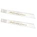 RibbonsNow Homecoming Prince and Homecoming Princess Sash Set (White) – Made in The USA