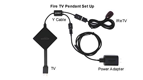 Inteset IReTV USB IR Receiver & USB Y Cable for use with F-TV, with The Inteset INT422 & Harmony Remotes (Remote not Included)