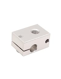 winsinn aluminio Todo el cobre sensor V6 calentador bloque para impresora 3d Extrusora Hotend PT100 sensor Cartridge 3d Reprap cabezal E3D V6 Bowden Makerbot MK8 bloque de calor 23 x 16 x 12 mm