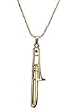 Trombone Necklace - Gold