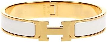 Bracelet Stainless Steel Buckle Bangle for Women Fashion Buckle Bangle Enamel Bracelet Unisex H Shaped Bracelet