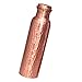 Copper Splash-Copper Water Bottle Hammered-Large-Leak Proof Ayurvedic Pure Copper Vessel for drinking water-Enjoy the Ayurvedic Health Benefits-Holds 30oz
