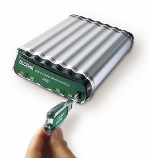 Buslink CipherShield CSE-8T-SU3 8TB FIPS 140-2 256-bit AES USB 3.0/eSATA Hardware Encrypted External Desktop Hard Drive
