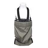 Junshu Multifunctional Silicone Thumb Knife Harvest Garden Apron Fruit Picking Bag Bundled Sale (Green Picking Bag)