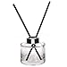 Frandy House Reed Diffuser Bottles in Fashion Style Big Mouth Neck with Silver Caps Set of 4-2.9