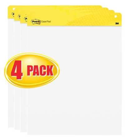 Easel Pad, Plan, 30 In., White, PK4