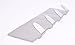 KONE Bathroom Self Adhesive Hook for Towel and Robe, Brushed Stainless Steel, 10 - Pieces