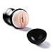 ZEMALIA Vagina Pocket Male Masturbators Cup Sex Toys for male Realistic Textured Male Masturbation Discreetly Packed(Black)