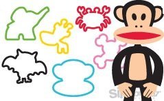 Silly Bandz 24 Pack - Paul Frank