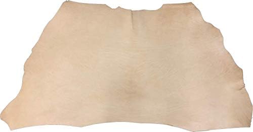 Vegetable Tanned Leather Tooling Double Shoulders by LEATHER ALTERNATIVE- Ideal to Make Holsters Coasters Riffle Slings Strips Dog Collars - (Grade AB) - 7/8oz - 13 to15 sq/ft