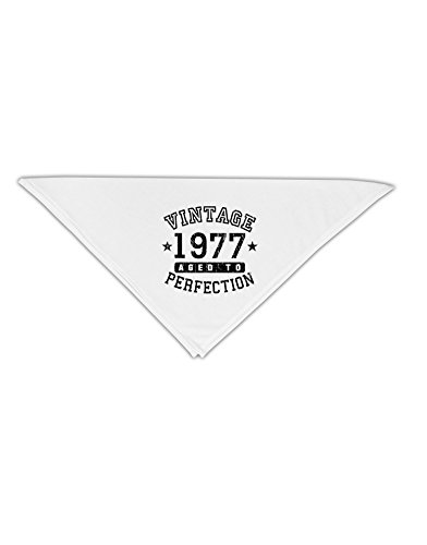 TooLoud 40th Birthday Vintage Birth Year 1977 Adult 19" Square Bandana