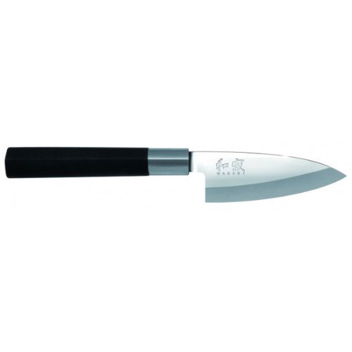 Wasabi, Deba, Black Handle, 4 1/8 in.