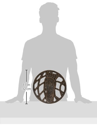 Oakland Living Stepping Stone, Right Foot, Antique Bronze