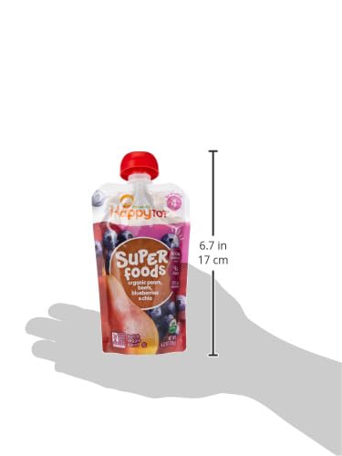 HAPPY BABY BLUEBERRY, PEAR, BEET, 4.22 OUNCE