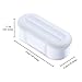 Toilet Seat Bumpers, 4 Pack Strong Adhesive White Toilet Seat Toilet Seat Bumpers Safe Replacement Bumper and Silicone Toilet Handle Seat Cover Lifter for Home and Hotel